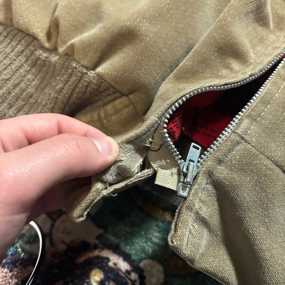 Vintage Anerican Jac Corduroy Western Harrington Jacket Flannel Lined USA Made - Picture 6 of 8